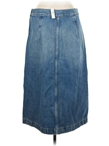 Madewell Denim Midi Pencil Skirt in Billings Wash (view 2)