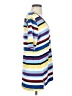 Torrid Stripes Blue Short Sleeve T-Shirt Size (00) - photo 4