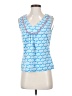 Boden 100% Cotton Blue Sleeveless Top Size 4 - photo 1