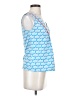 Boden 100% Cotton Blue Sleeveless Top Size 4 - photo 4