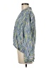 Pilcro 100% Viscose Blue Long Sleeve Blouse Size M - photo 5