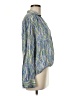 Pilcro 100% Viscose Blue Long Sleeve Blouse Size M - photo 4