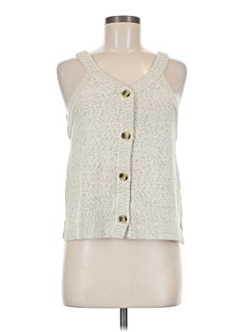 Madewell Rainbow Marled Wakefield Button-Front Sweater Tank (view 1)