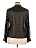 Zara 100% Polyester Black Long Sleeve Blouse Size XL - photo 2
