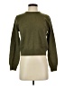MNG Solid Green Turtleneck Sweater Size XS - photo 1