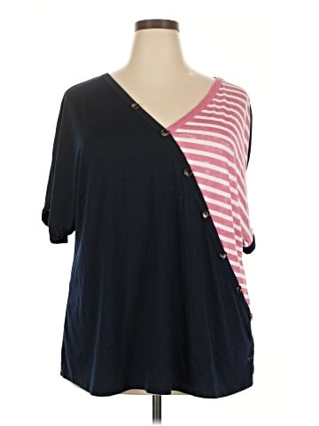BLOOMCHIC Short Sleeve Top (view 1)