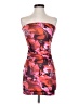 Unbranded Print Pink Cocktail Dress Size S - photo 1