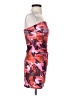 Unbranded Print Pink Cocktail Dress Size S - photo 4