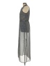 MICHAEL Michael Kors 100% Polyester Houndstooth Gray Casual Dress Size L - photo 5