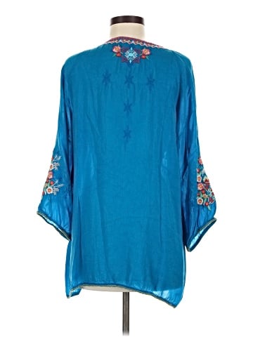 Johnny Was 3/4 Sleeve Blouse (view 2)