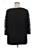 Loveappella Black 3/4 Sleeve Top Size XL - photo 2