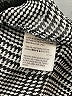 INC International Concepts 100% Polyester Houndstooth Silver Gray Long Sleeve Blouse Size XL - photo 8