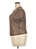 Gap Brown Short Sleeve Top Size XXL (tall) - photo 5