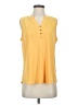 Anne Klein Yellow Sleeveless Blouse Size S - photo 1