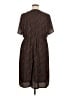 Polagram 100% Polyester Animal Print Brown Casual Dress Size XL - photo 2