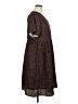 Polagram 100% Polyester Animal Print Brown Casual Dress Size XL - photo 4