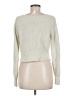 Happily Grey Ivory Pullover Sweater Size M - photo 2