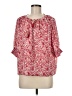 BB Dakota by Steve Madden 100% Polyester Red 3/4 Sleeve Blouse Size M - photo 1