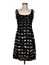 BCBG 100% Polyester Graphic Black Cocktail Dress Size M - photo 1