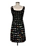 BCBG 100% Polyester Graphic Black Cocktail Dress Size M - photo 2