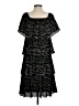 Frank Lyman Design 100% Polyester Black Cocktail Dress Size 4 - photo 2