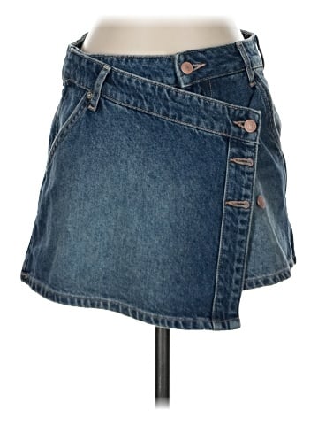 We the Free Denim Skirt (view 1)