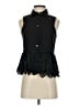 Madewell Black Sleeveless Button-Down Shirt Size XS - photo 1