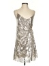 Zara Metallic Silver Cocktail Dress Size S - photo 1