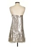 Zara Metallic Silver Cocktail Dress Size S - photo 2