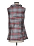 Devon Baer 100% Silk Plaid Gray Sleeveless Silk Top Size S - photo 2