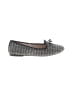 Charter Club Houndstooth Gray Flats Size 12 - photo 1