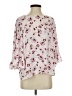 CeCe 100% Polyester Floral Ivory 3/4 Sleeve Blouse Size S - photo 1