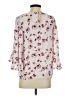 CeCe 100% Polyester Floral Ivory 3/4 Sleeve Blouse Size S - photo 2