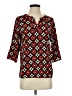 Freeway 100% Polyester Red 3/4 Sleeve Blouse Size S - photo 1