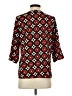 Freeway 100% Polyester Red 3/4 Sleeve Blouse Size S - photo 2