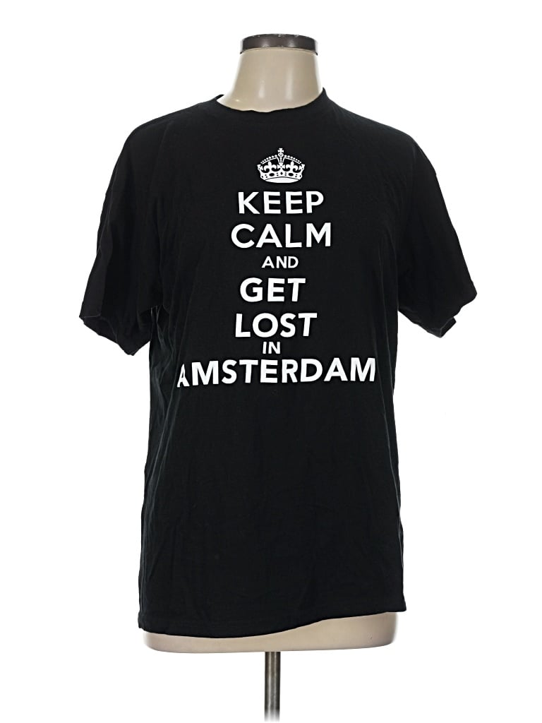 Pre-owned Assorted Brands Short Sleeve T-shirt In Black