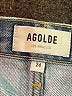 AGOLDE 100% Cotton Blue Denim Shorts Size 24 waist - photo 3