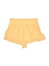 FP Movement 100% Polyester Solid Yellow Shorts Size S - photo 2