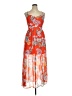 Candie's 100% Polyester Tropical Orange Cocktail Dress Size XL - photo 1