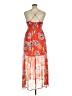 Candie's 100% Polyester Tropical Orange Cocktail Dress Size XL - photo 2