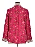 C. Wonder 100% Polyester Floral Pink Long Sleeve Blouse Size 14 - photo 2
