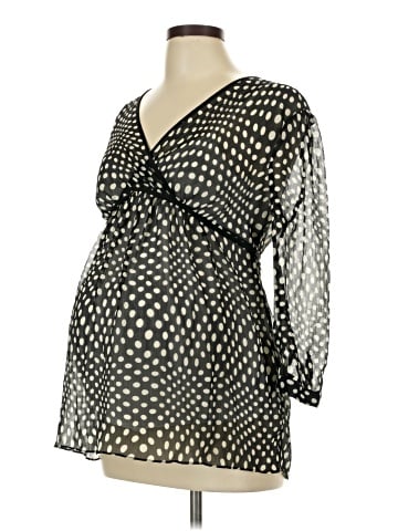 Motherhood 3/4 Sleeve Blouse (view 1)
