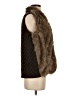 Sebby Brown Faux Fur Vest Size S - photo 4
