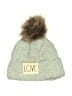 Rae Dunn 100% Polyester Green Teal Beanie One size - photo 1