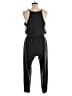 Peyton Jensen Metallic Black Jumpsuit Size M - photo 2