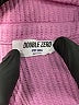 Double Zero 100% Cotton Houndstooth Pink Long Sleeve Blouse Size S - photo 7