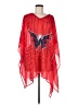 NHL 100% Polyester Red Poncho One size - photo 1