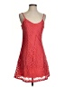Sequin Hearts 100% Polyester Red Cocktail Dress Size 5 - photo 1