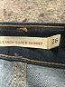 Levi's Chevron-herringbone Blue Jeans Size 26 waist - photo 5