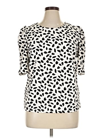 MELLODAY Short Sleeve Blouse (view 1)